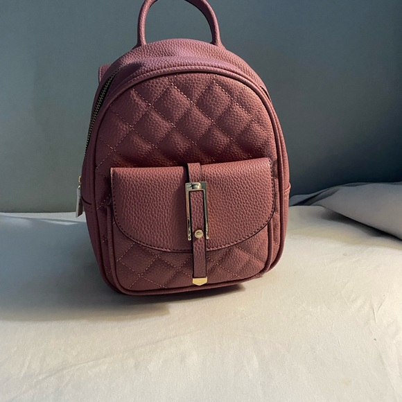 Mauve small backpack - Picture 4 of 8